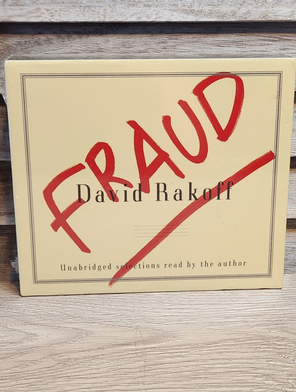 David Rakoff audiobook Fraud